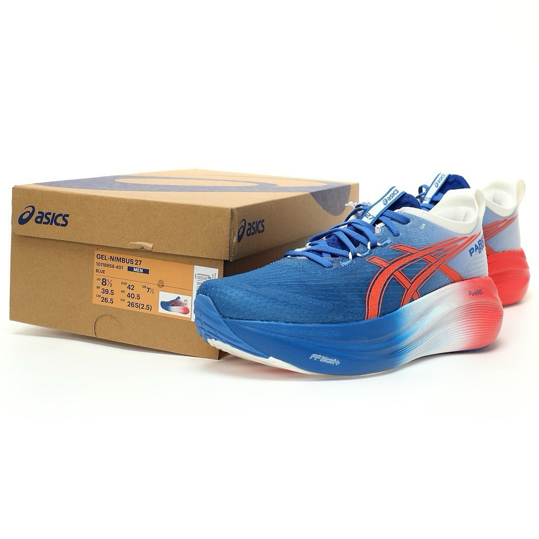 Asics Gel - Nimbus 27 Paris - Azul/Vermelho/Branco