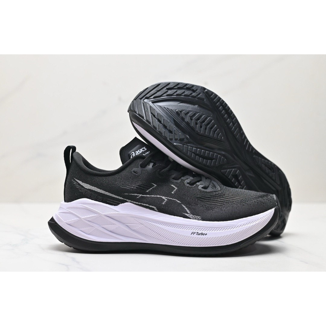 Asics Superblast 2 - Unissex - Preto/Branco