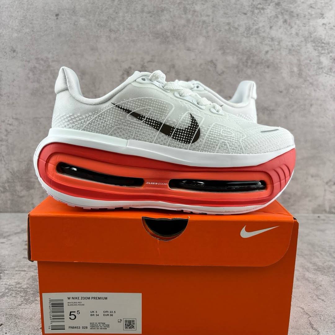 Nike Vomero Premium - Branco/Vermelho