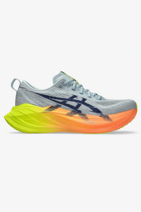 Asics Superblast 2 Paris - Unissex - Cinza com Verde e Laranja