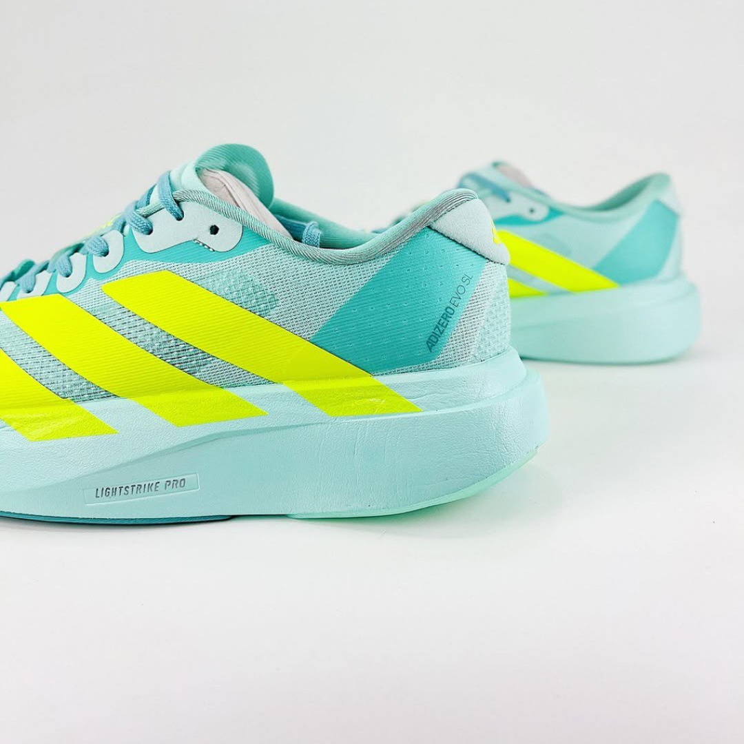 Adidas Adizero EVO SL - Semi Flash Aqua/Lucid Lemon/Mint Ton
