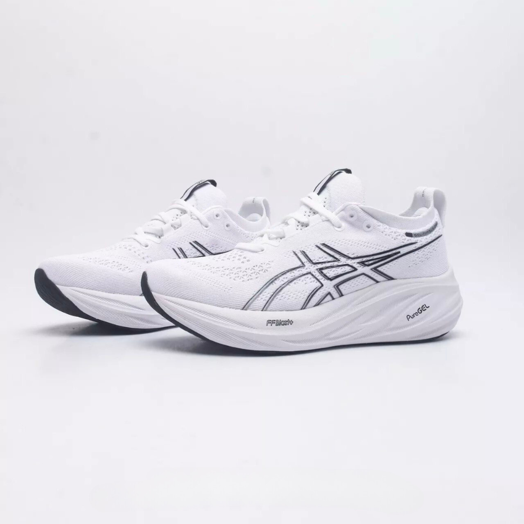 Asics Gel - Nimbus 26 - Branco Preto
